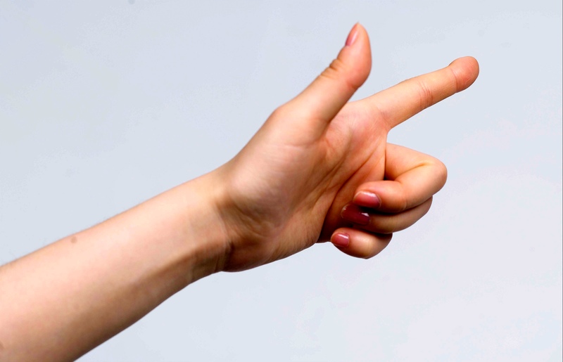 Pointing your finger means three are pointing back at you